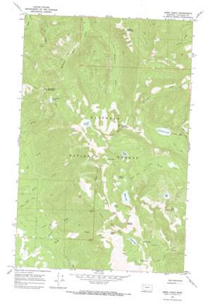 Jewel Basin topo map