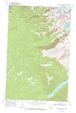 Lake McDonald East USGS topographic map 48113e7