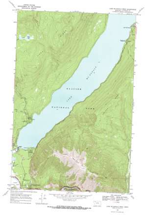 Lake McDonald West USGS topographic map 48113e8