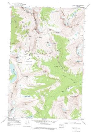 Logan Pass USGS topographic map 48113f6