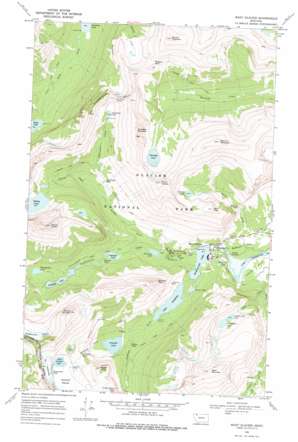 Many Glacier topo map