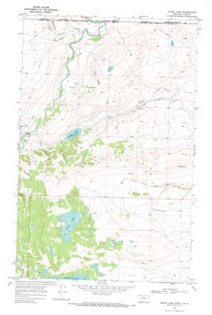 Goose Lake USGS topographic map 48113h3