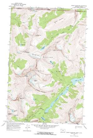 Mount Cleveland USGS topographic map 48113h7