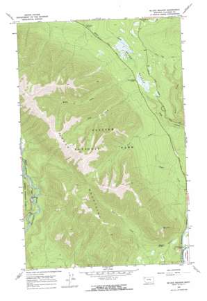 Whitefish Range USGS topographic map 48114e1