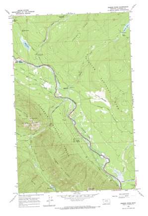 Demers Ridge topo map