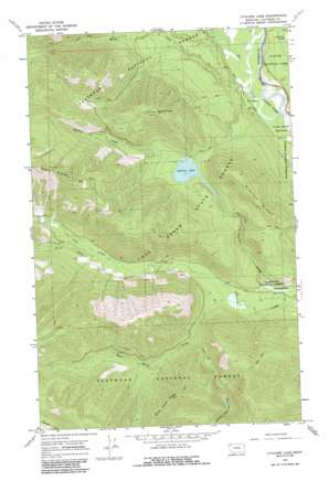 Cyclone Lake USGS topographic map 48114f3