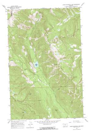 Upper Whitefish Lake USGS topographic map 48114f5