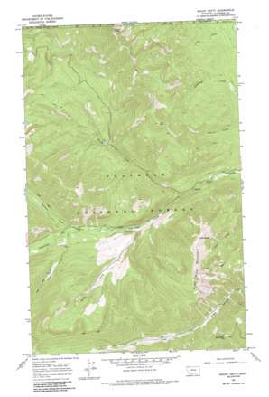 Mount Hefty topo map