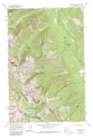Howard Lake USGS topographic map 48115a5