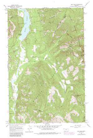 Snowshoe Peak USGS topographic map 48115b7