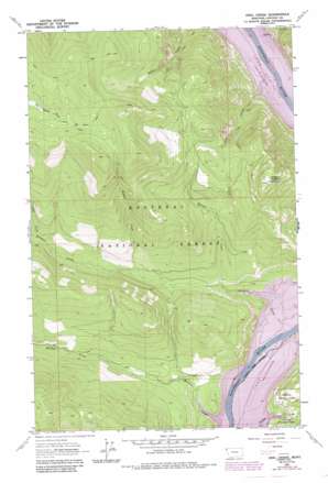 Ural Creek USGS topographic map 48115e3