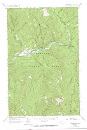 Clark Mountain USGS topographic map 48115g7