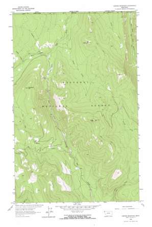 Garver Mountain USGS topographic map 48115h7