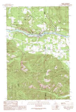 Cabinet USGS topographic map 48116a1