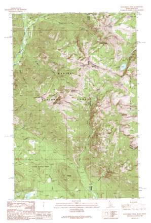 Scotchman Peak USGS topographic map 48116b1