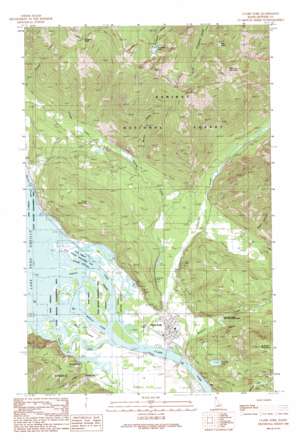 Clark Fork USGS topographic map 48116b2