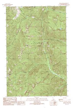 Trestle Peak topo map