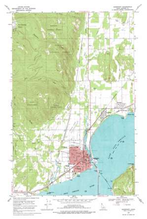 Sandpoint USGS topographic map 48116c5