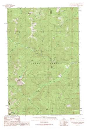 Smith Mountain topo map