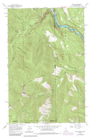 Curley Creek USGS topographic map 48116e1