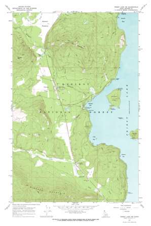 Priest Lake SW USGS topographic map 48116e8