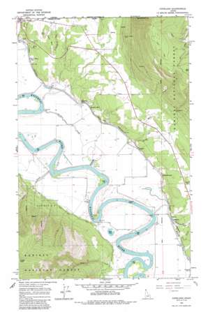 Copeland USGS topographic map 48116h4