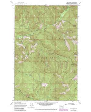 Pass Creek USGS topographic map 48117g2