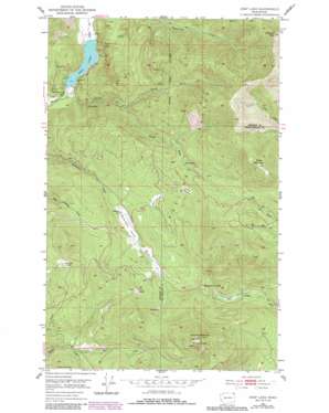 Deep Lake USGS topographic map 48117g5