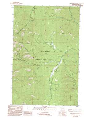 Friedlander Meadows USGS topographic map 48118a5