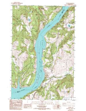 Cedonia USGS topographic map 48118b2