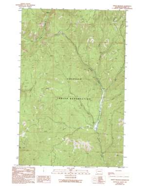 Frosty Meadows topo map