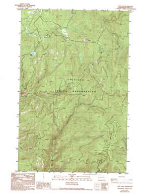 Cody Lake topo map