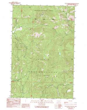 Seventeenmile Mountain USGS topographic map 48118d5