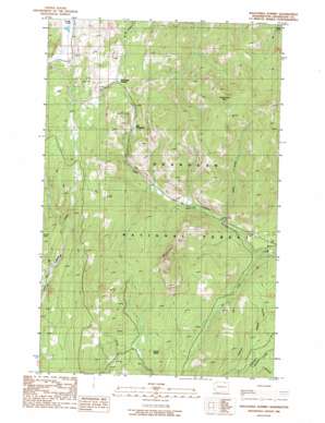 Wauconda Summit USGS topographic map 48118f8