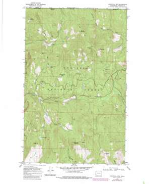 Churchill Mountain topo map