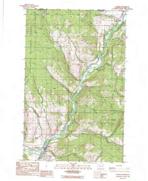 Curlew topo map