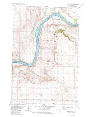 Trefry Canyon USGS topographic map 48119a3