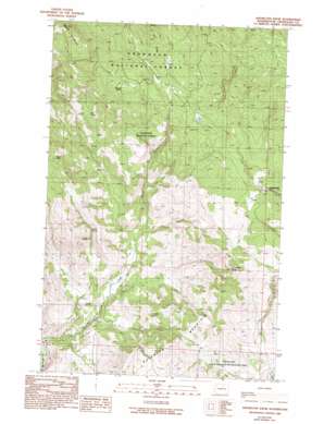 Knowton Knob USGS topographic map 48119b8