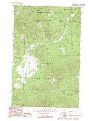 Moses Meadows topo map