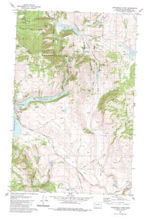 Conconully East topo map