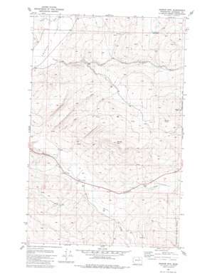 Barker Mountain USGS topographic map 48119f3