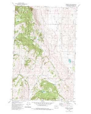 Aeneas Lake USGS topographic map 48119f5