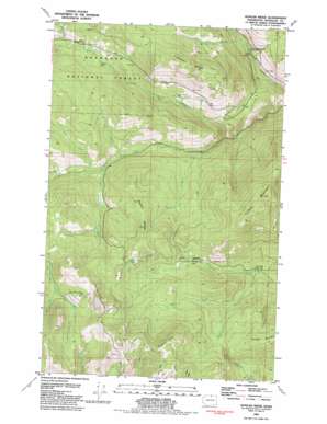 Duncan Ridge topo map