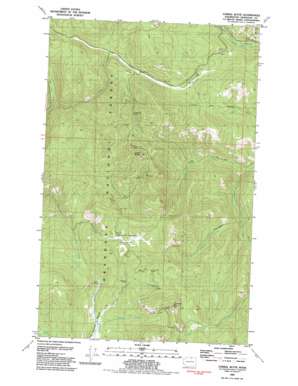 Corral Butte topo map
