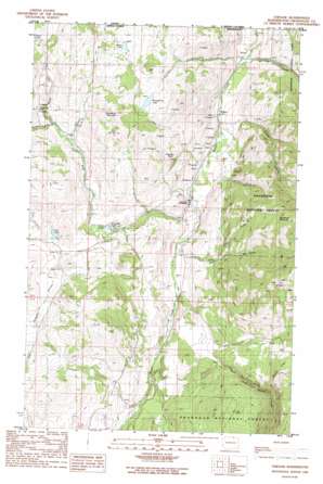 Chesaw topo map
