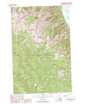 Pyramid Mountain USGS topographic map 48120a5