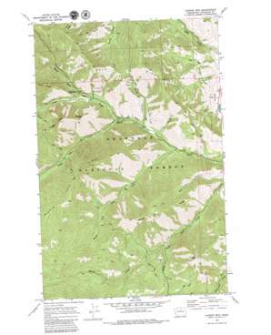 Hungry Mountain topo map