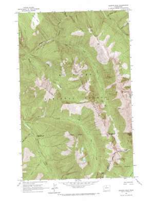 Azurite Peak USGS topographic map 48120f7