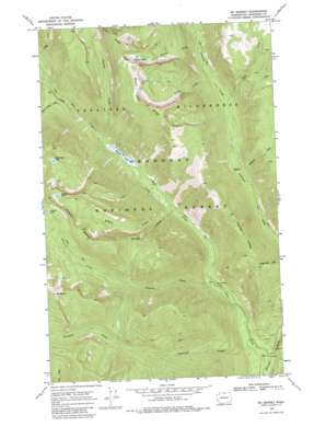 Mount Barney topo map