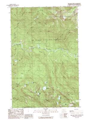 Mallardy Ridge topo map